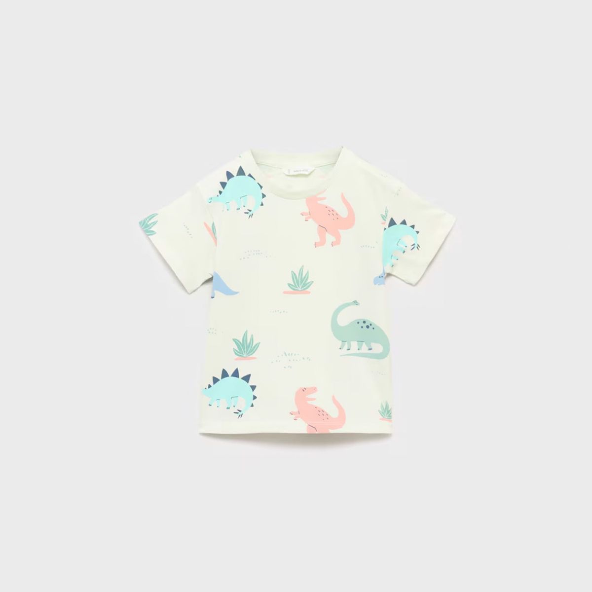 MANGO KIDS - Polera Algodón Dinosaurio Bebé Niño Mango Kids