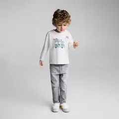 MANGO KIDS - Polera Algodón Dibujo Bebé Niño