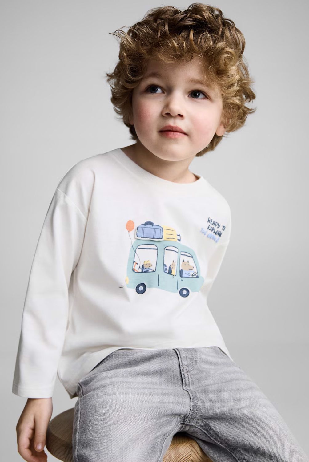 MANGO KIDS - Polera Algodón Dibujo Bebé Niño Mango Kids