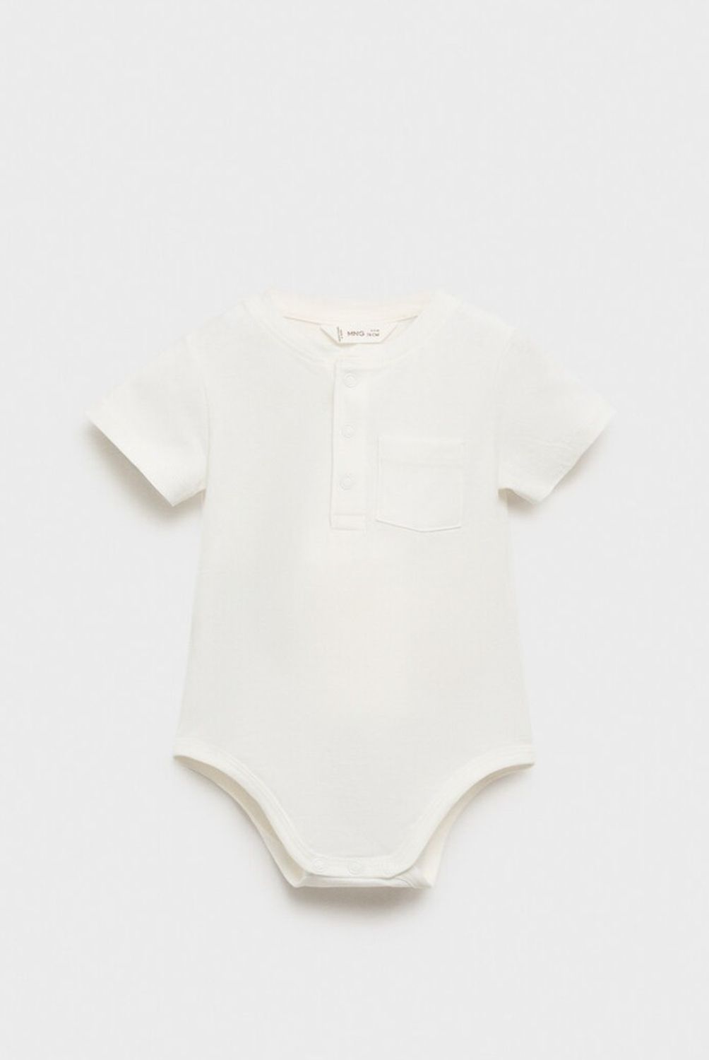 MANGO KIDS - Body Algodón Cuello Mao