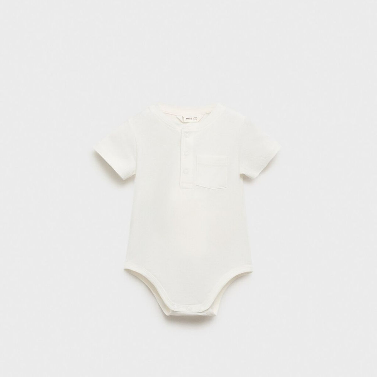 MANGO KIDS - Body Algodón Cuello Mao