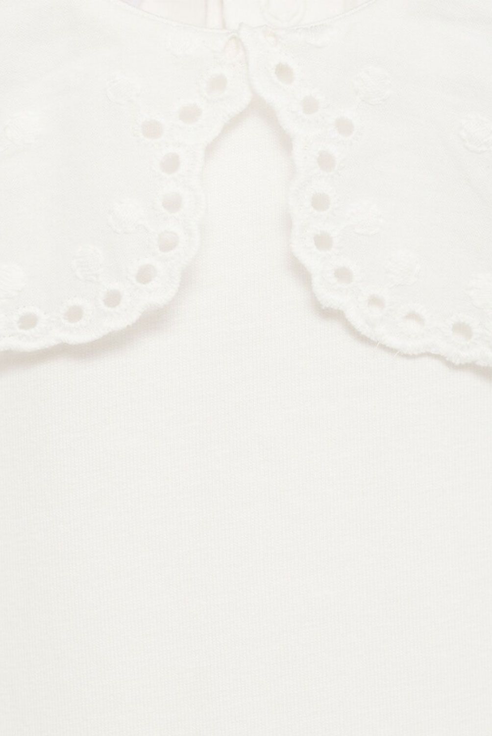 MANGO KIDS - Body Cuello Babydoll Bordado
