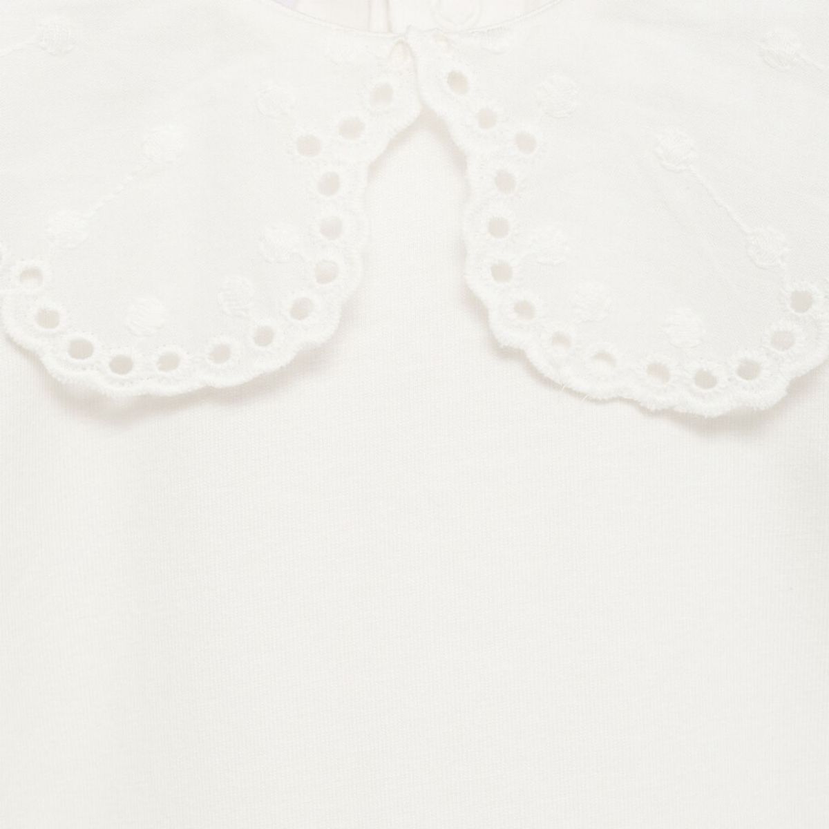 MANGO KIDS - Body Cuello Babydoll Bordado