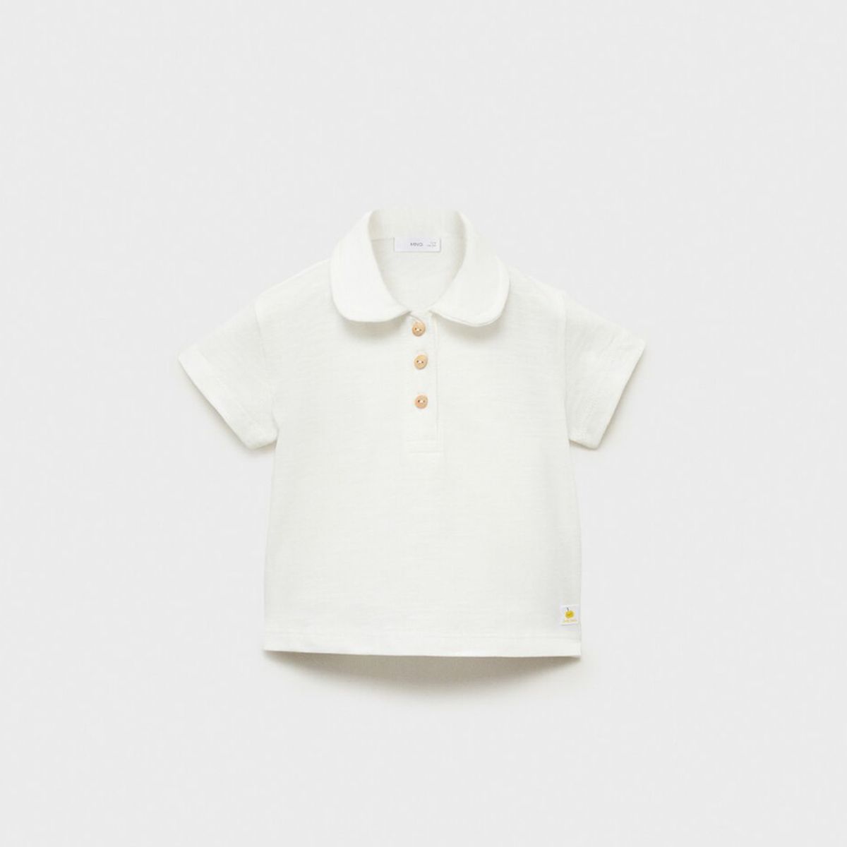 MANGO KIDS - Polera Estilo Polo Unisex Bebé Mango Kids