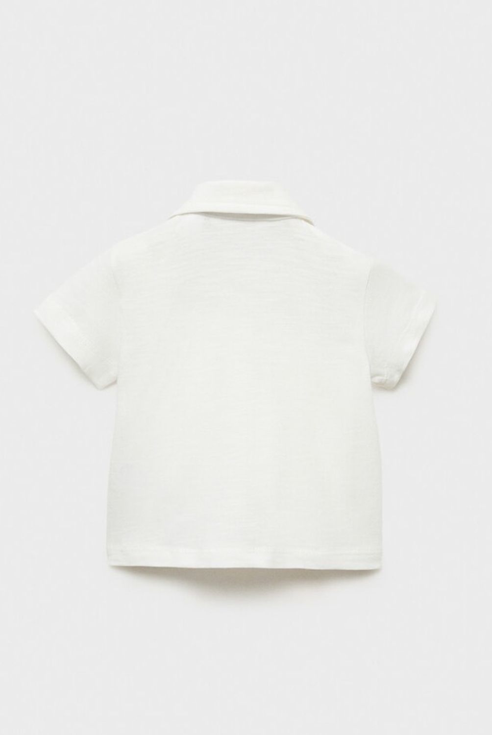 MANGO KIDS - Polera Estilo Polo Unisex Bebé Mango Kids
