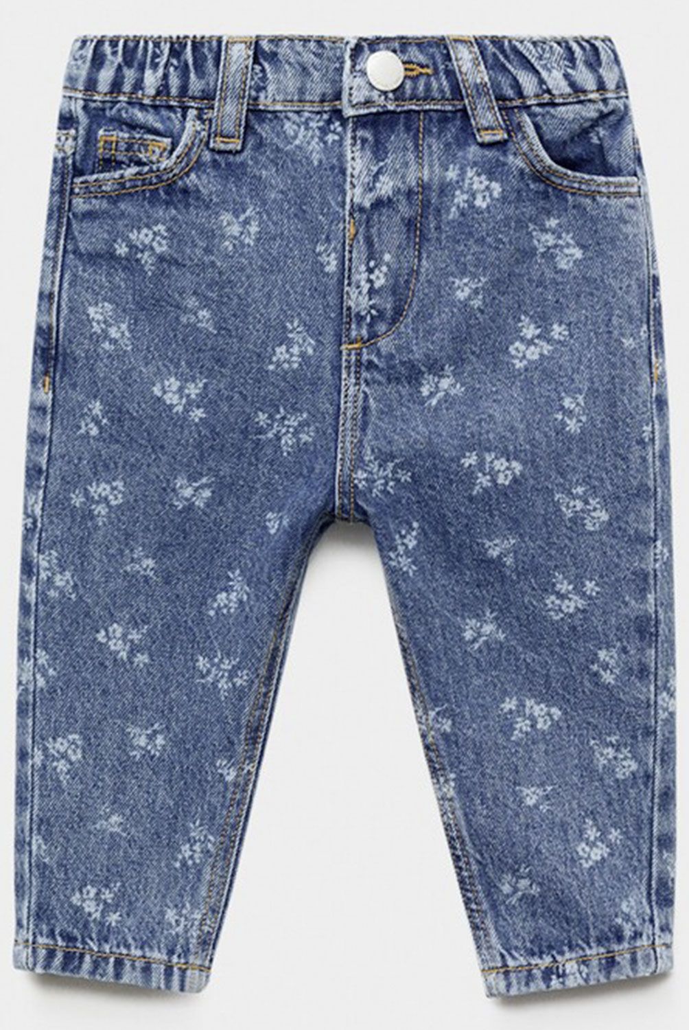 MANGO KIDS - Jeans Slim Estampado Bebé Niña Mango Kids