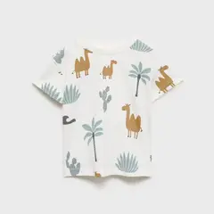 MANGO KIDS - Polera Algodón Estampada Bebé Niño