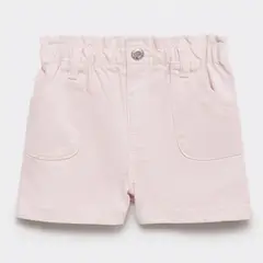 MANGO KIDS - Shorts Vaqueros Paperbag Bebé Niña