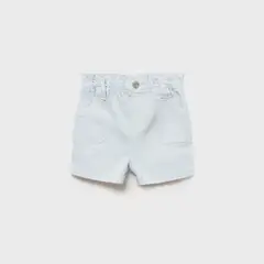 MANGO KIDS - Shorts Vaqueros Paperbag Bebé Niña