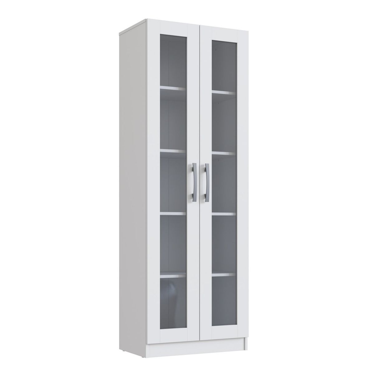 BE DESIGN - Armario 2 Puertas De Vidrio Blanco Emovell Be Design
