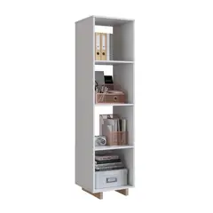 BE DESIGN - Armario 3 Espacios 1 Puerta Blanco Nomad Emovell