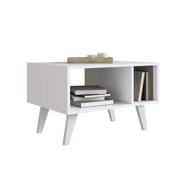 BE DESIGN Mesa De Centro Retro Blanco