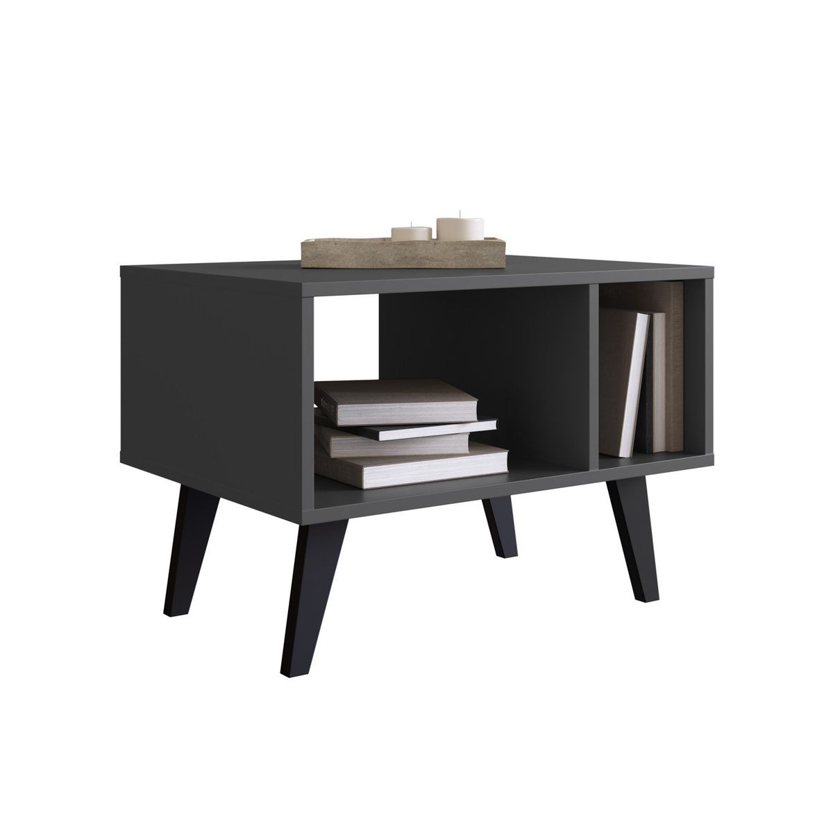 BE DESIGN - Mesa De Centro Retro Gris Be Design