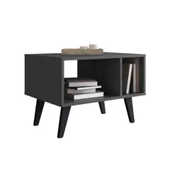 BE DESIGN - Mesa De Centro Retro Gris