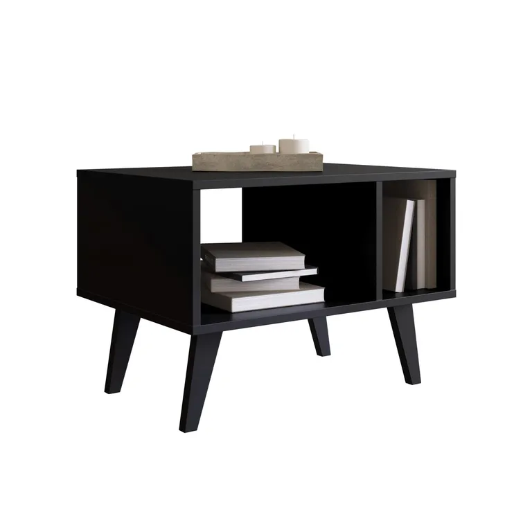 BE DESIGN Mesa De Centro Retro Negro