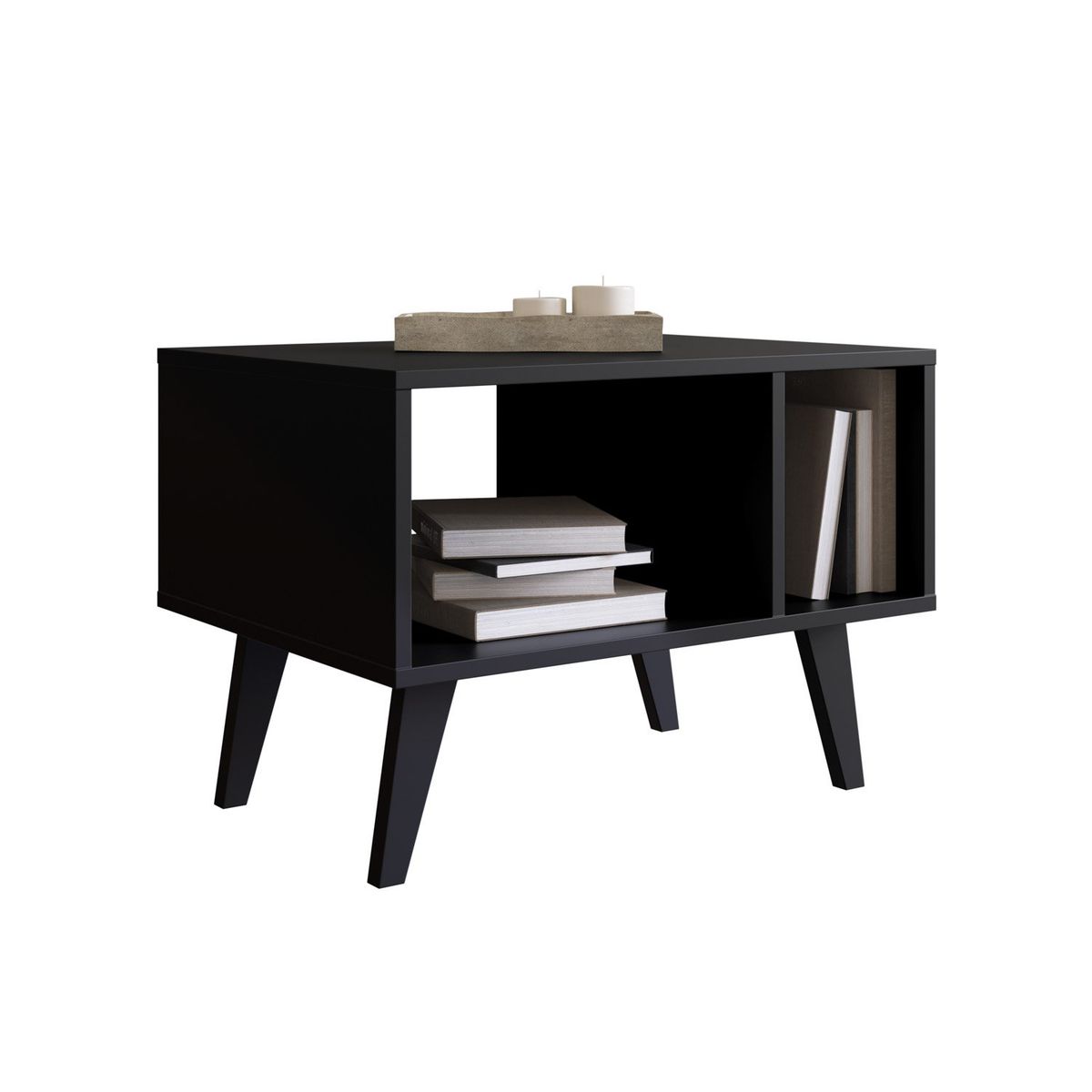 BE DESIGN - Mesa De Centro Retro Negro Be Design