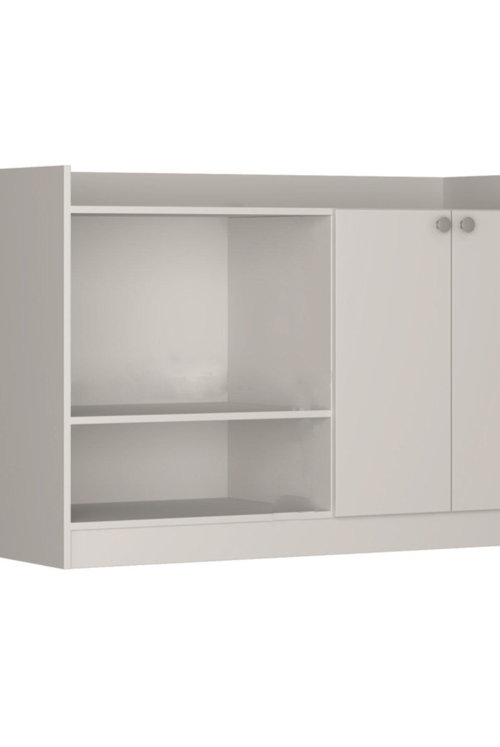 BE DESIGN - Mueble De Cocina Con 2 Puertas Y 2 Especios Blanco Be Design