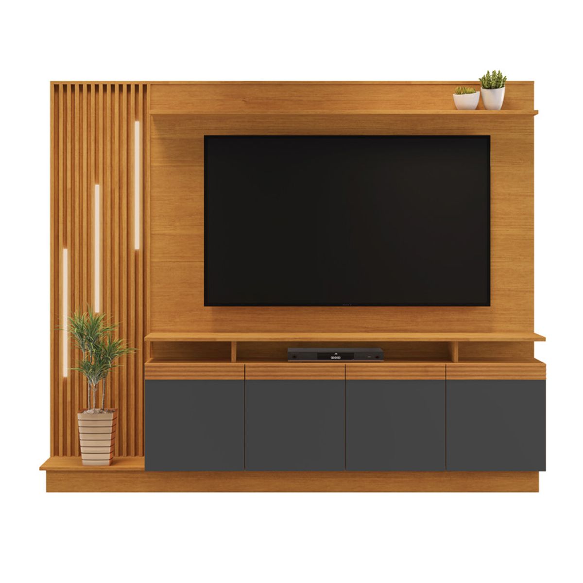 DI PORETTI - Home Absoluto 65" 4 Puertas Grafite Di Poretti