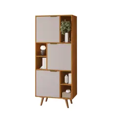DI PORETTI - Librero Alianca 3 Puertas Blo