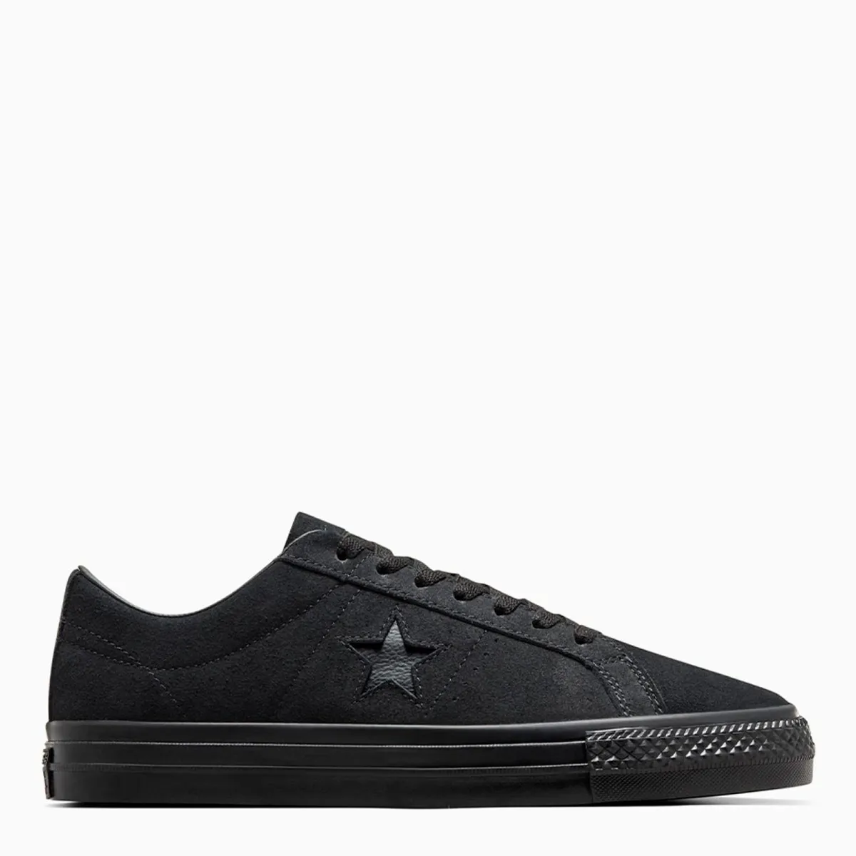 CONVERSE - One Star Pro Zapatilla Urbana Hombre Cuero Negro Converse