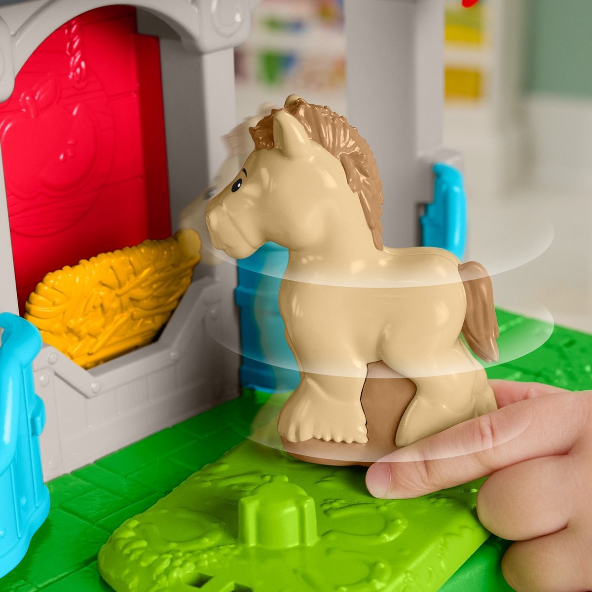 FISHER PRICE - Little People Juguete para Bebés Establo de Animalitos Fisher Price