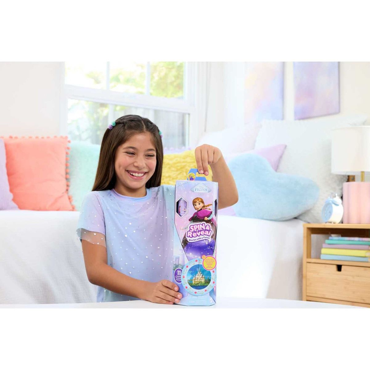 FROZEN - Muñeca Spin and Reveal Anna Frozen