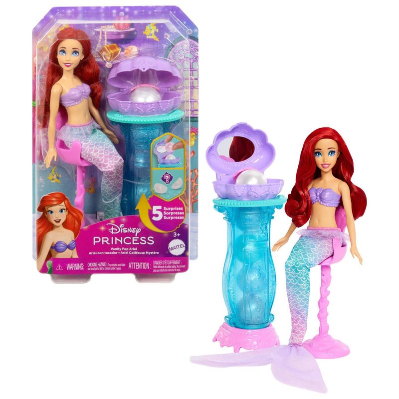 PRINCESAS - Disney Set de Juego Ariel con Accesorios Sorpresa Princesas