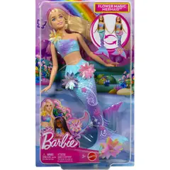BARBIE - Fantasía Muñeca Sirena con Transformación