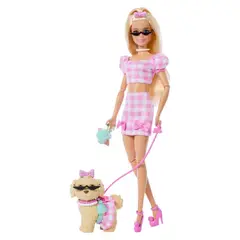 BARBIE - Muñeca Looks Iguales Malibú y Perrito