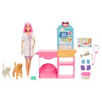 Profesiones Set Veterinaria con Mascotas y Accesorios