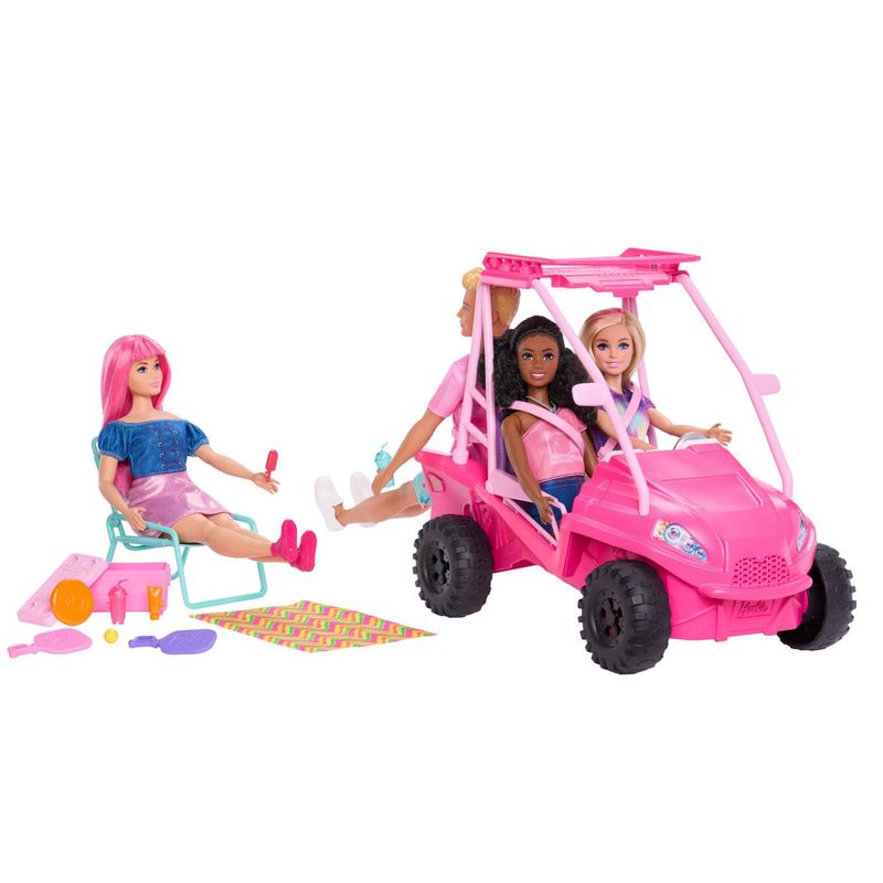 BARBIE - Detectives en la Playa Vehículo Buggy de Playa Barbie