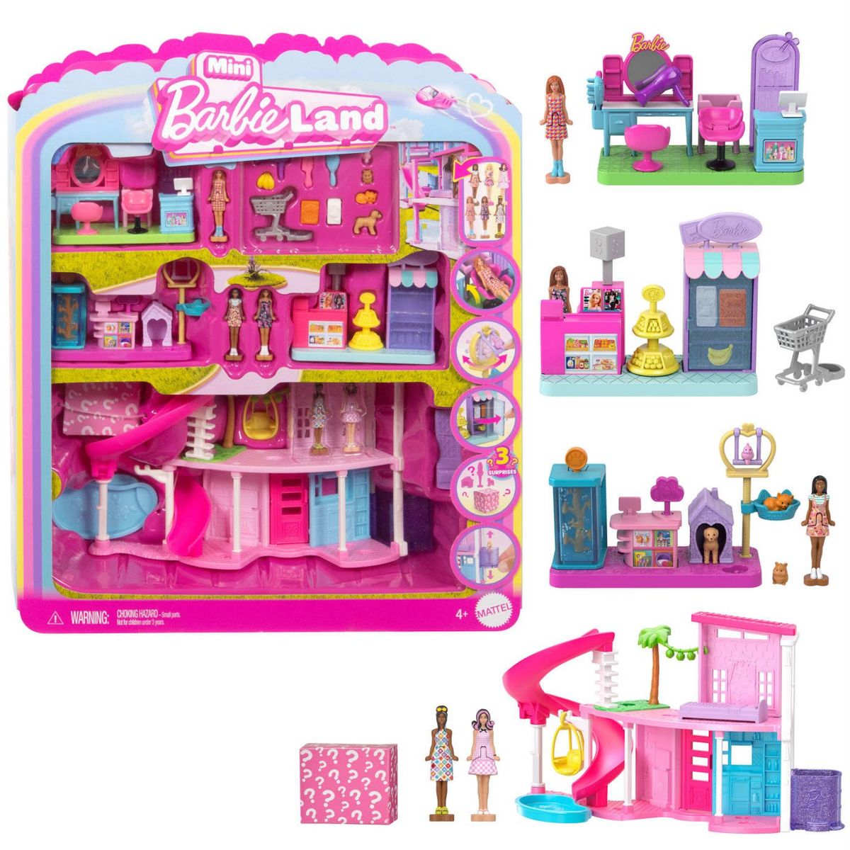 BARBIE - Mini BarbieLand Set de Juego Paquete Mundo Miniatura Barbie