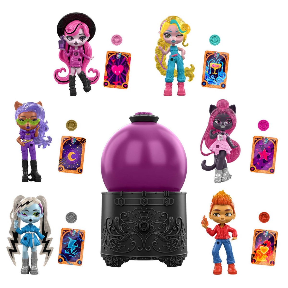 MONSTER HIGH - Muñeca Mini Bola de Cristal Sorpresa Monster High