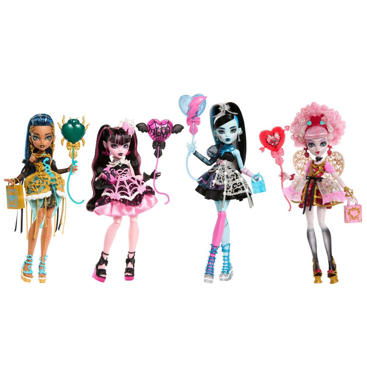 MONSTER HIGH - Muñeca Cumpleaños Draculaura 1600 Sorpresa Monster High