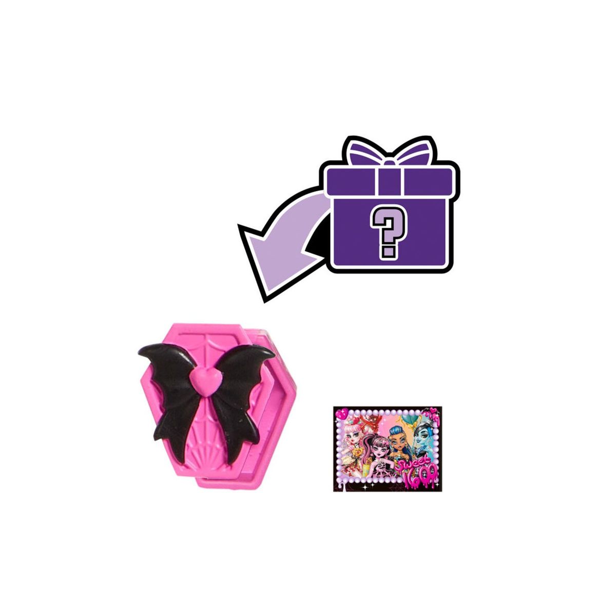 MONSTER HIGH - Muñeca Cumpleaños Draculaura 1600 Sorpresa Monster High