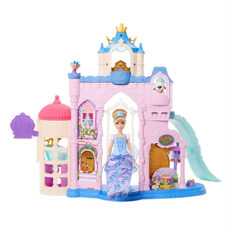 PRINCESAS Disney - Set de Juego Palacio Cenicienta y Animalitos