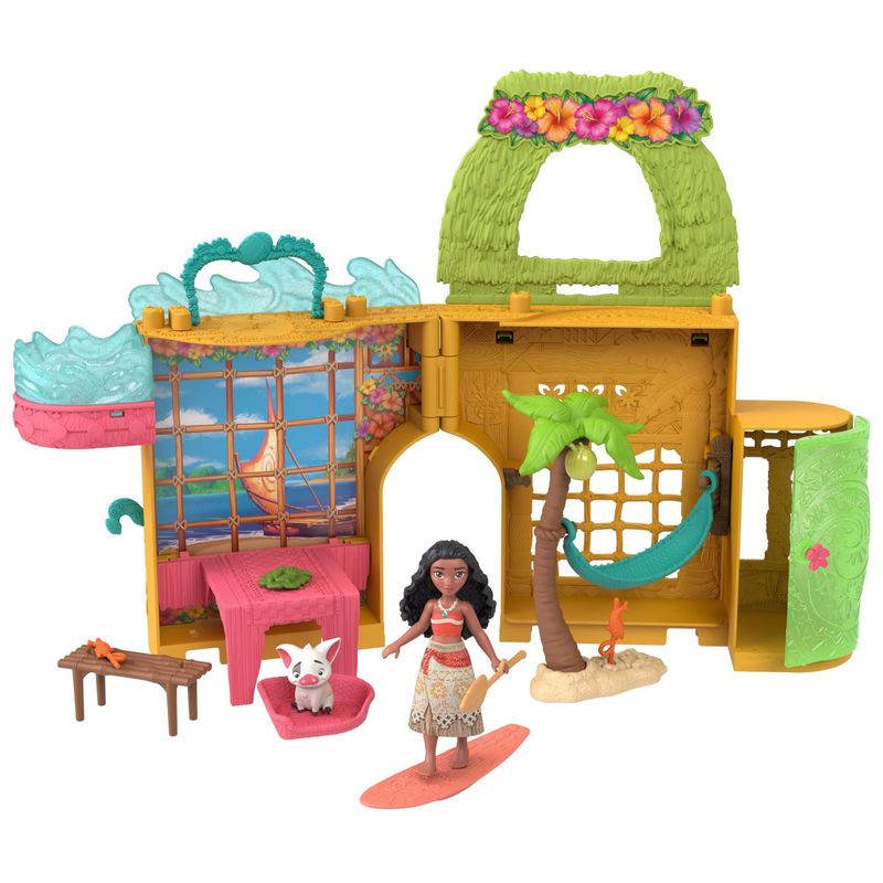 PRINCESAS - A Casa de Muñecas Castilo de Moana Apilable Princesas