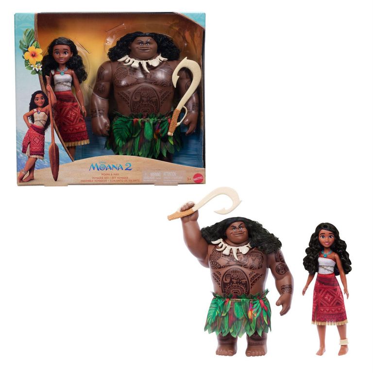 PRINCESAS Moana 2 Muñecos Moana y Maui