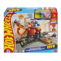 HOT WHEELS - City Pista de Juguete Tienda de Dulces