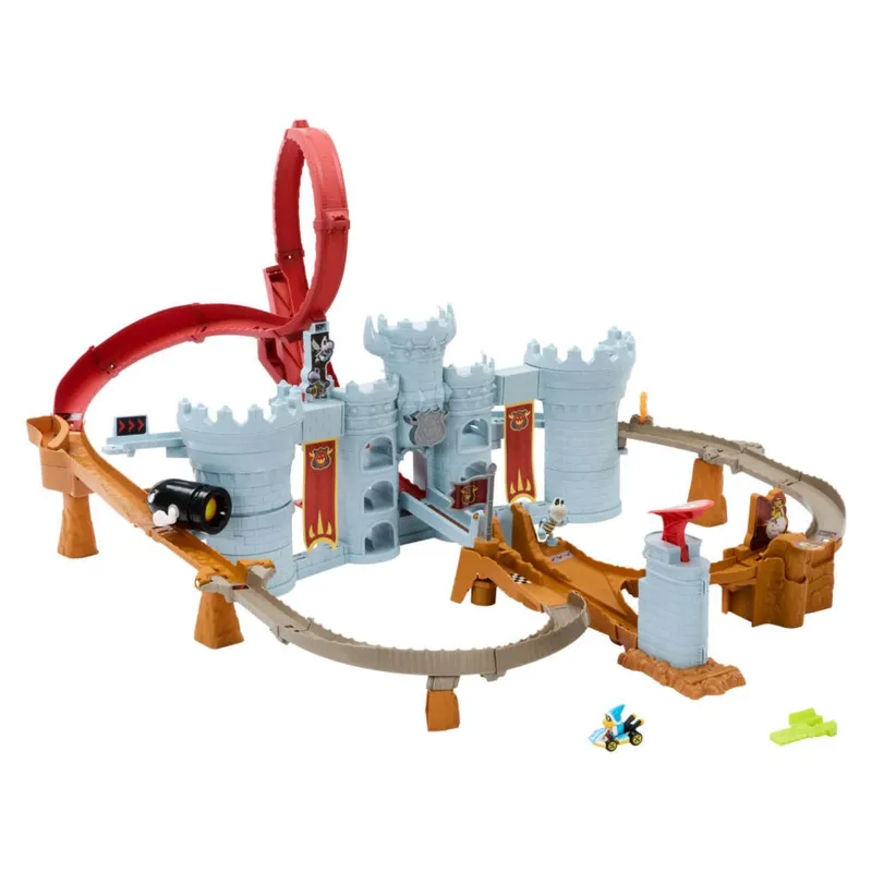 HOT WHEELS - Mario Kart Pista de Juguete Castillo Bowser Hot Wheels