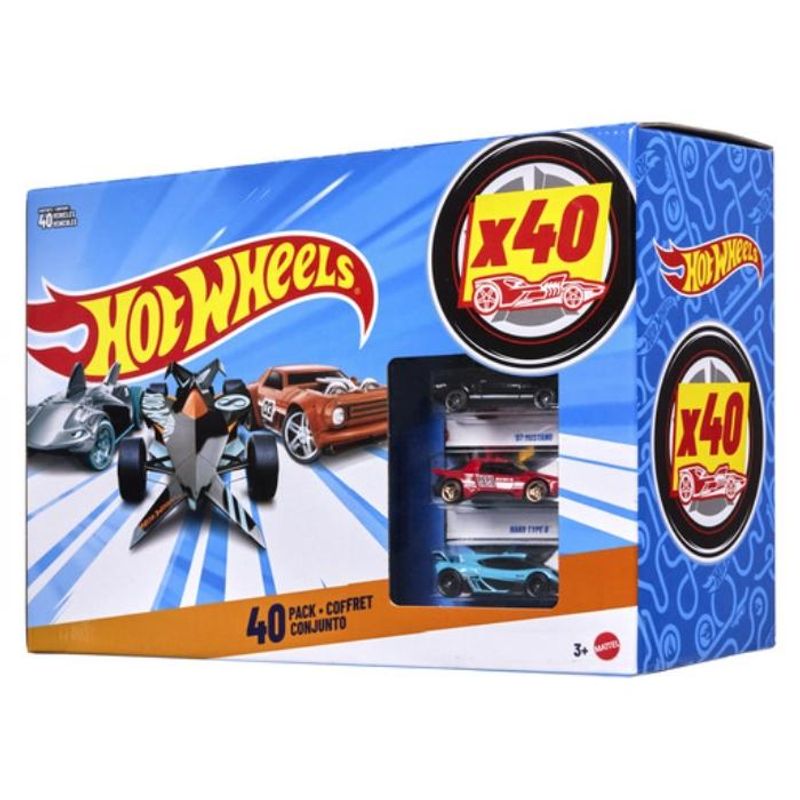 HOT WHEELS - Vehículo de Juguete Paquete Sorpresa de 40 Autos Hot Wheels