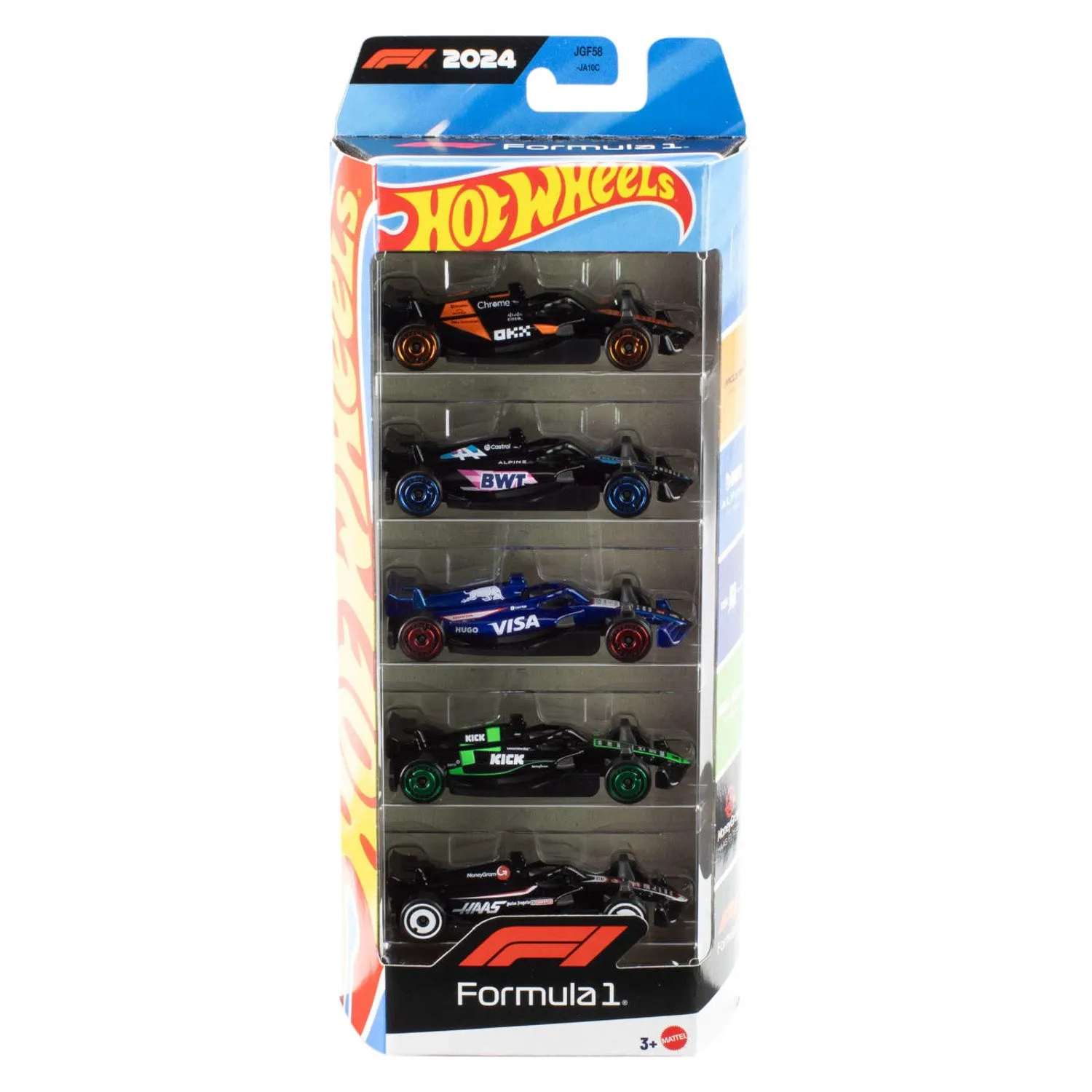 HOT WHEELS Pack 5 Autos Formula 1 Escala 1:64 | Falabella Chile