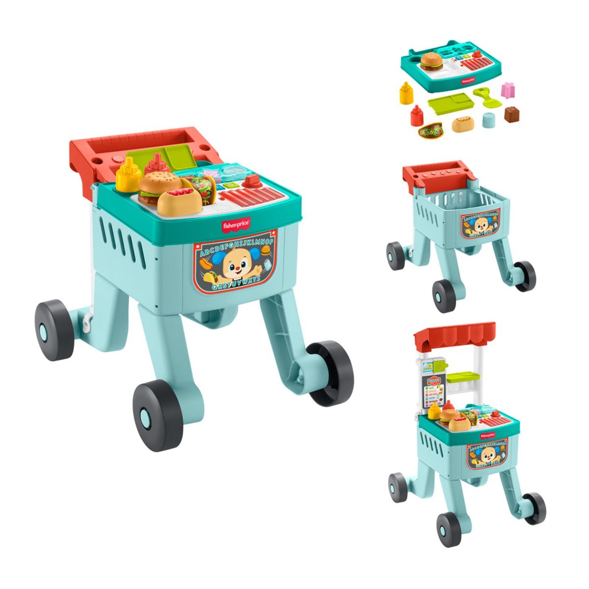 FISHER PRICE - Carro de Snack 4 en 1 Fisher Price