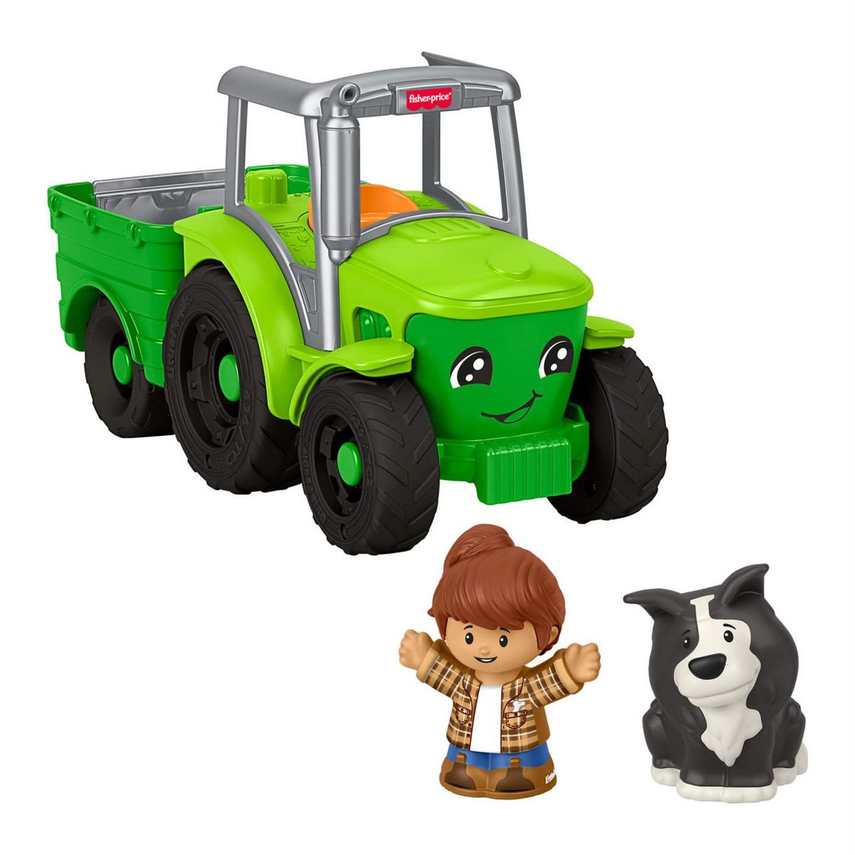 FISHER PRICE - Little People Juguete para Bebés Tractor Mediano Fisher Price