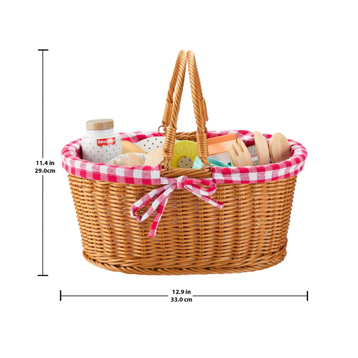FISHER PRICE - Juguete para Bebés Canasta de Picnic de Madera Fisher Price