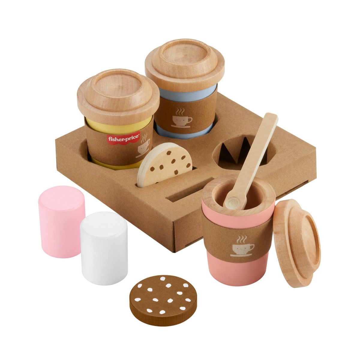 FISHER PRICE - Juguete Set Mi Primer Capuchino de Madera Fisher Price