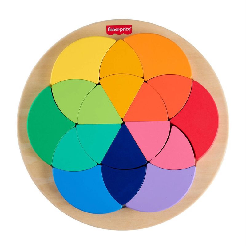 FISHER PRICE - Juguete Rompecabezas Colorido de Madera Fisher Price