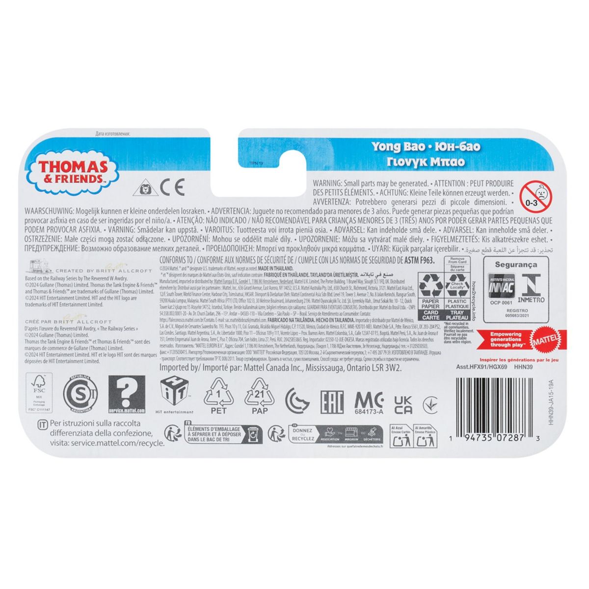 THOMAS & FRIENDS - Tren de Juguete Metálico Grande Sorpresa Thomas & Friends