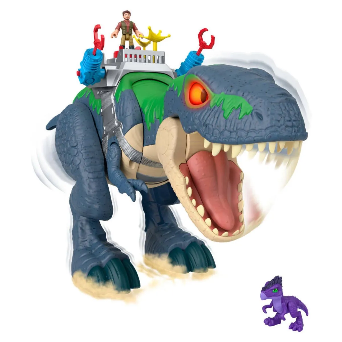 FISHER PRICE - Jurassic World Ultimate T. Rex con Luces y Sonidos Imaginext Fisher Price