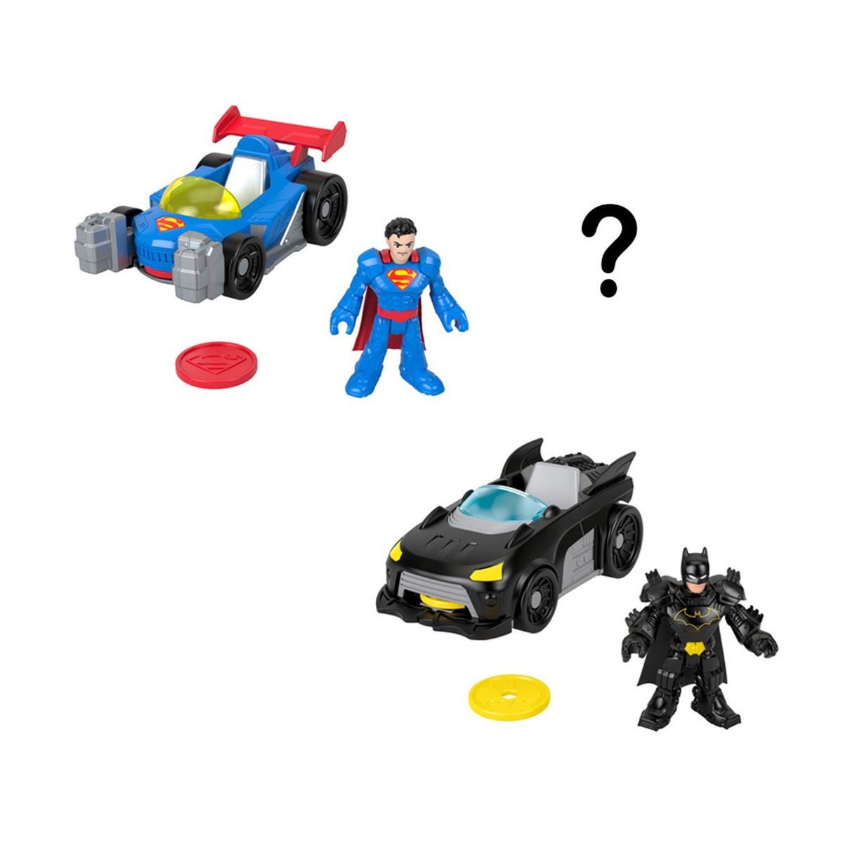 FISHER PRICE - Imaginext Dc Super Friends Set Juego Superhéroe Y Vehículo Fisher Price